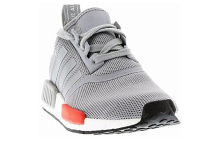 Женские кроссовки adidas originals NMD_R1 (серо-белые) — 亮岩/白 — фото 3