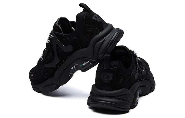 Мужские кроссовки Fila FUSION RJV (черные) — Чёрный — фото 5