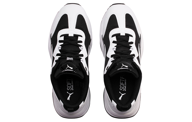 Женские кроссовки PUMA Cilia Patent (бело-черные) — фото 3