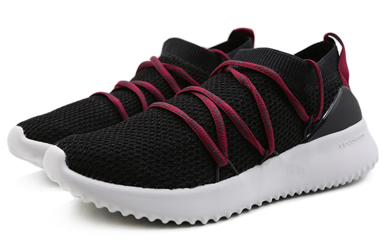 Женские кроссовки adidas neo Ultimafusion (черно-красные) — фото 3