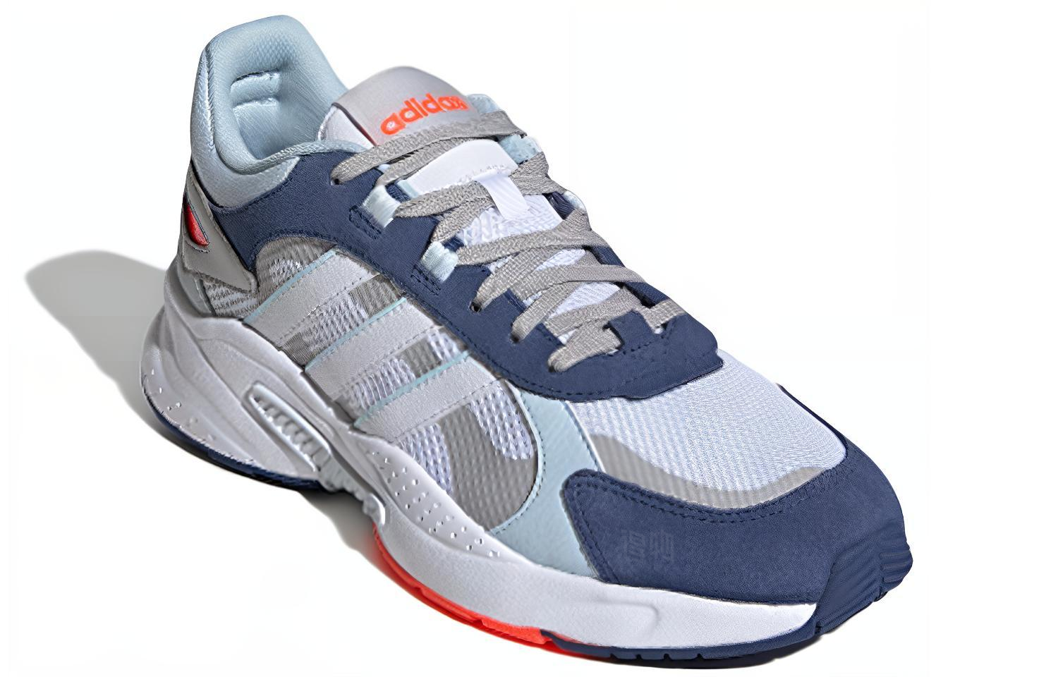 Мужские кроссовки adidas neo Crazychaos Shadow (бело-серо-синие) — Белый / серый / синий — фото 3