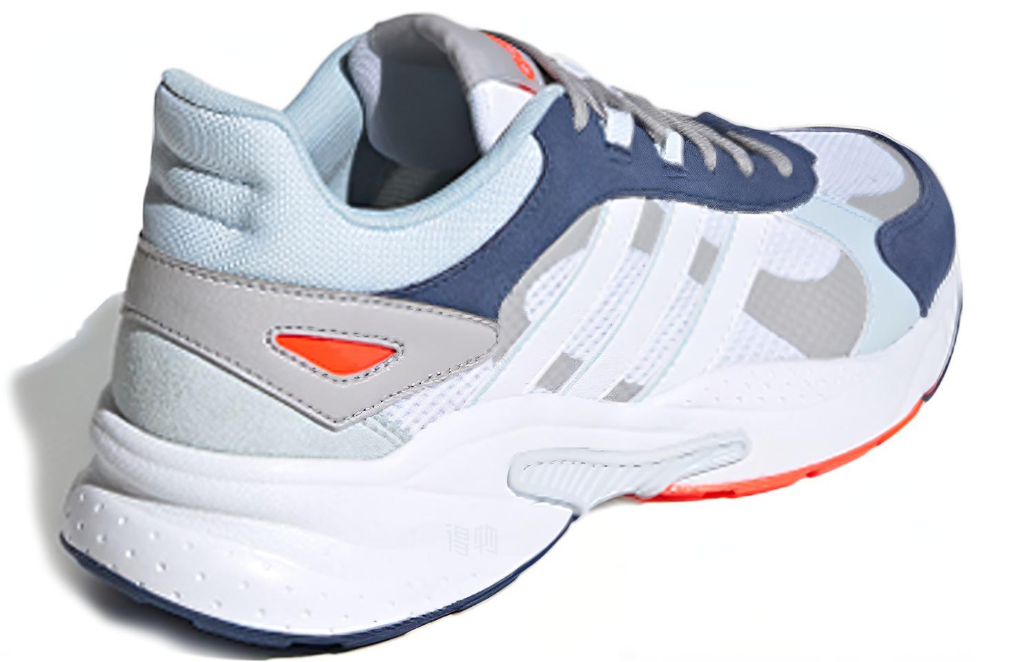 Мужские кроссовки adidas neo Crazychaos Shadow (бело-серо-синие) — Белый / серый / синий — фото 4