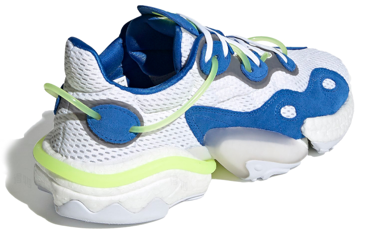 Кроссовки adidas Torsion (бело-сине-зеленые) — фото 4