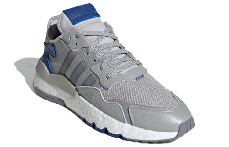 Мужские кроссовки adidas Originals Nite Jogger (серо-синие) — Серый / синий — фото 3