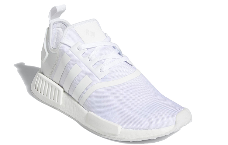 Кроссовки adidas Originals NMD_R1 (белые) — фото 3