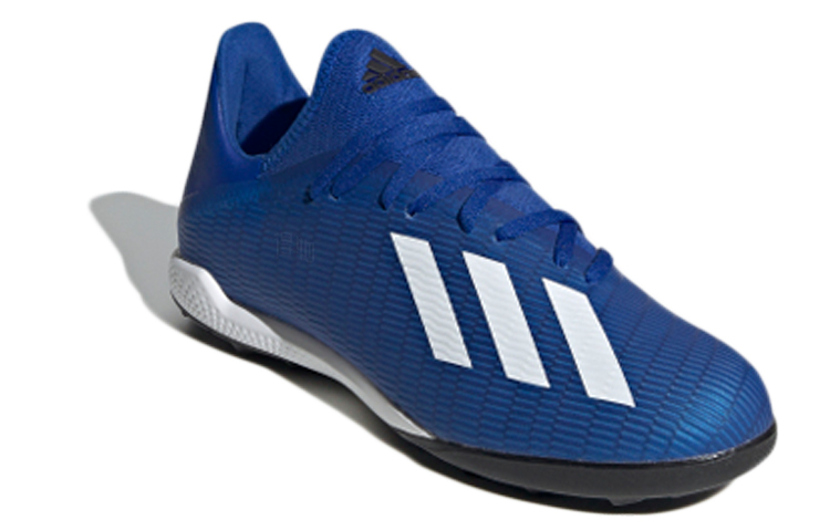 Мужские кроссовки adidas X 19.3 TF (сине-бело-черные) — Синий / белый / чёрный — фото 3