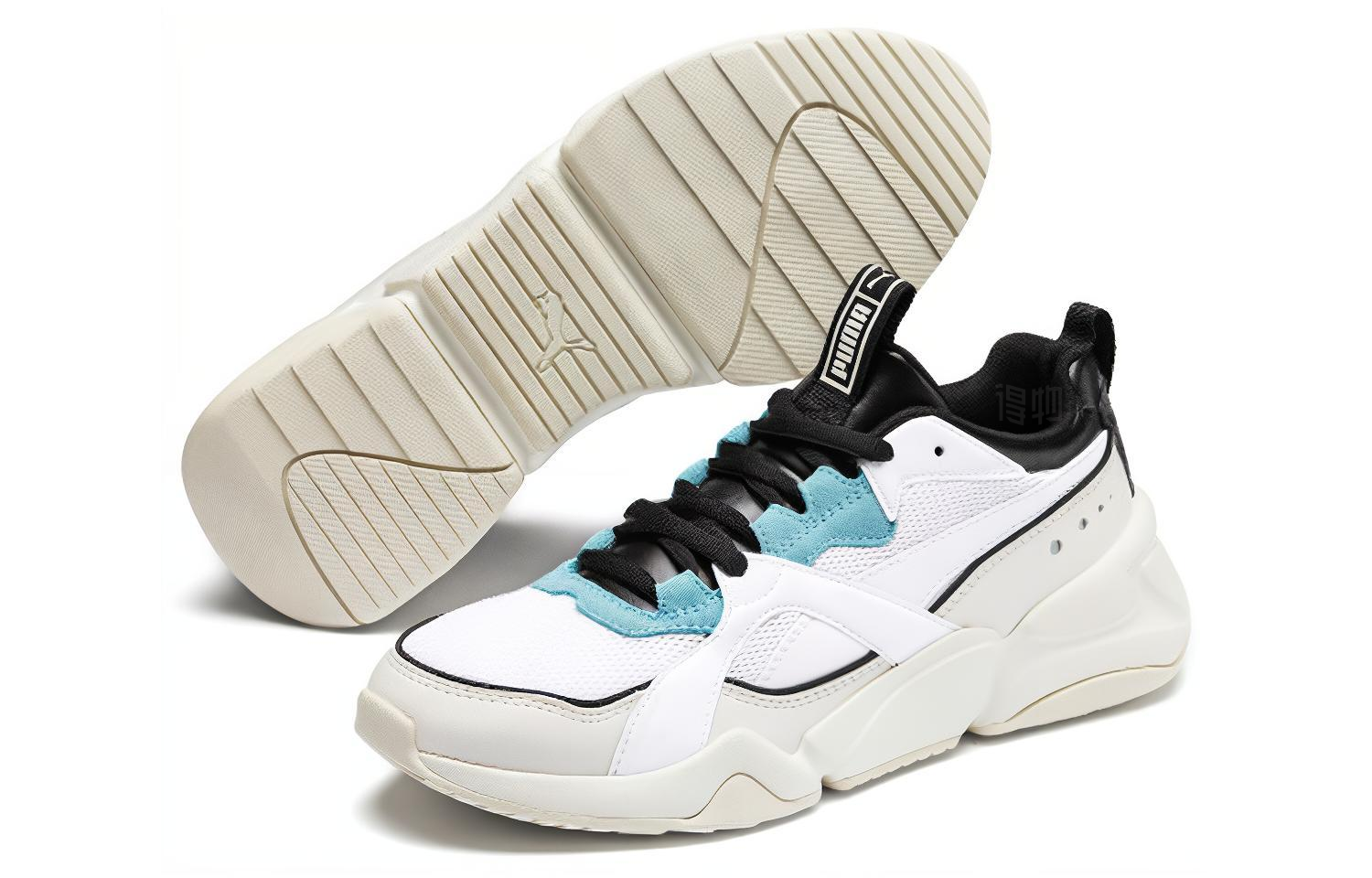 Женские кроссовки PUMA Nova 2 (бело-голубые) — фото 5