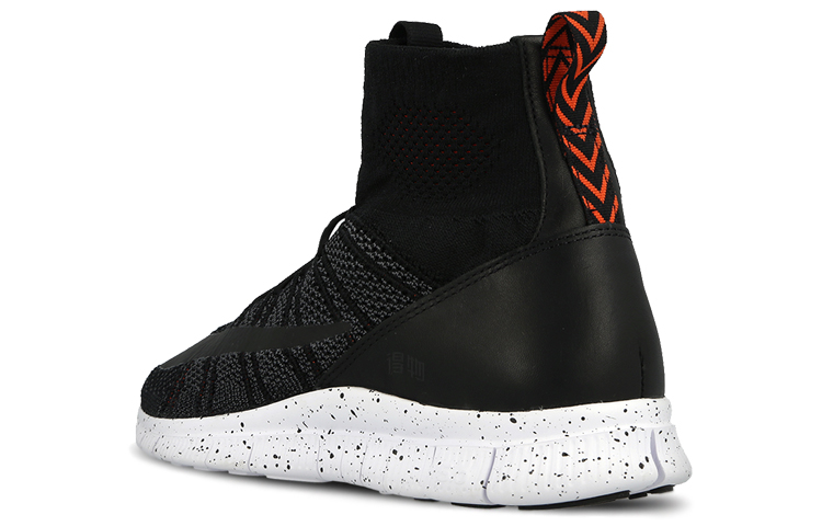 Мужские кроссовки Nike Mercurial Superfly FC OG (черные) — 黑/黑/深灰色/团队橙 — фото 5