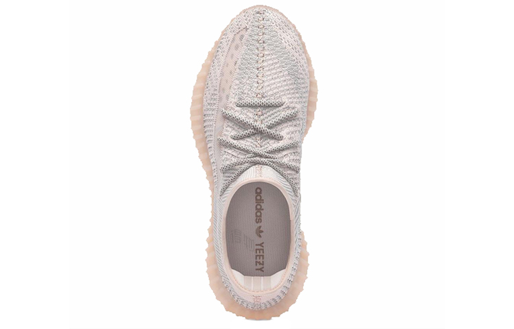Унисекс кроссовки adidas originals Yeezy Boost 350 V2 "Synth" (светло-розовые) — фото 4