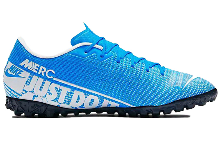 Футбольные бутсы Nike Mercurial Vapor 13 Academy TF (синие) — фото 2