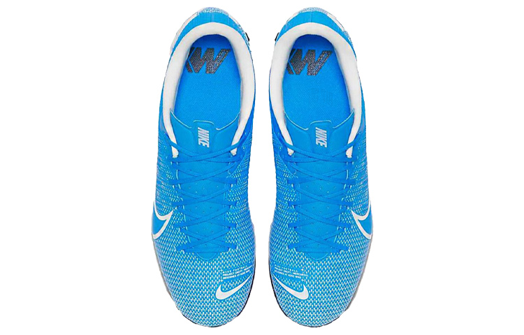 Футбольные бутсы Nike Mercurial Vapor 13 Academy TF (синие) — фото 4
