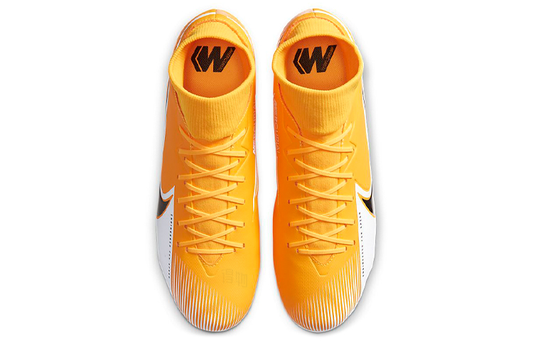 Футбольные бутсы Nike Mercurial Superfly 7 13 Academy MG (желтыйбелыйчерный) — Жёлтыйбелыйчёрный — фото 4