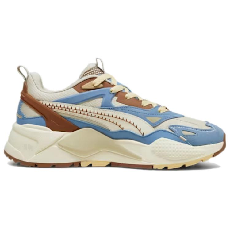 Унисекс кроссовки PUMA RS-X Efekt Expeditions (коричнево-сине-бежевые) — фото 2