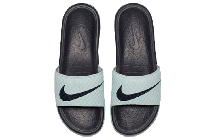 Женские шлепанцы Nike Benassi Solarsoft (синие) — 蓝/黑曜石 — фото 3