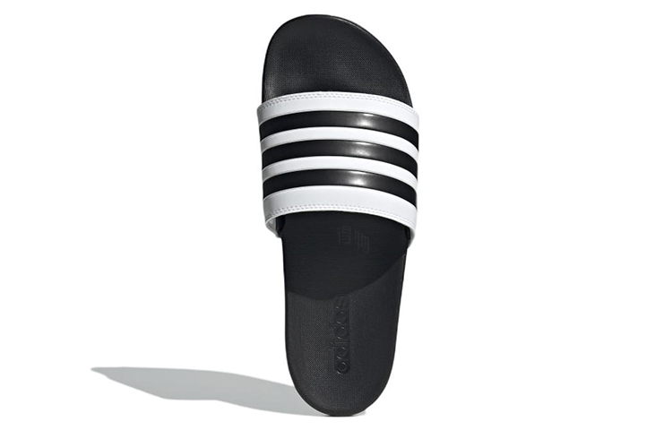 Шлепанцы adidas Adilette Comfort (черно-белые) — Чёрный / белый — фото 5