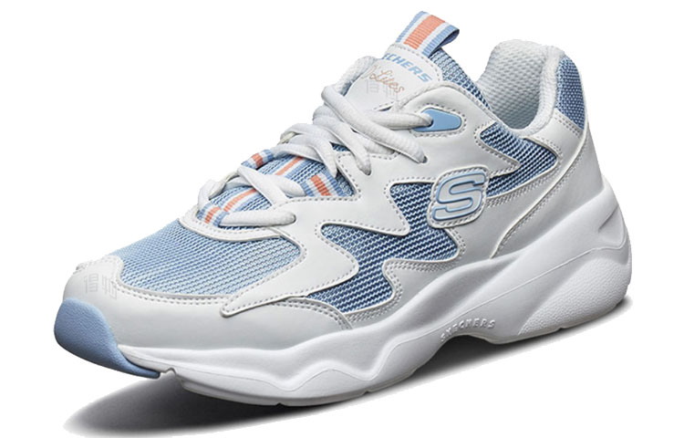 Женские кроссовки Skechers D'LITES AIRY (бело-синие) — фото 3