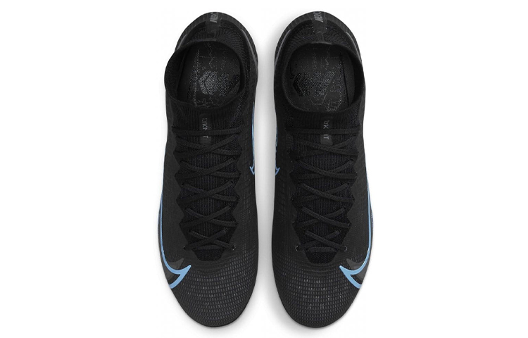 Мужские кроссовки Nike Mercurial Superfly 8 14 Elite FG (черный / синий) — Чёрный / синий — фото 4