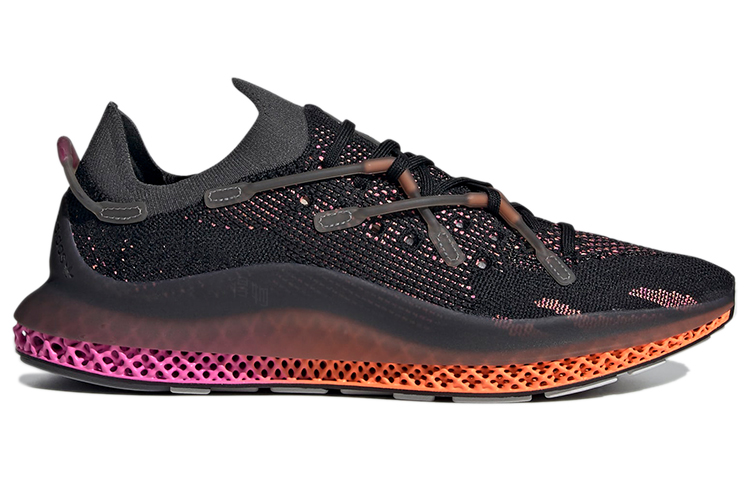 Кроссовки adidas adidas originals 4D Fusio (черный / оранжевый) — фото 2
