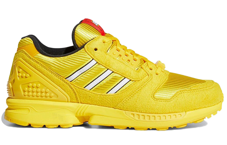 Кроссовки adidas originals ZX 8000 (желто-белые) — Жёлтый / белый — фото 2