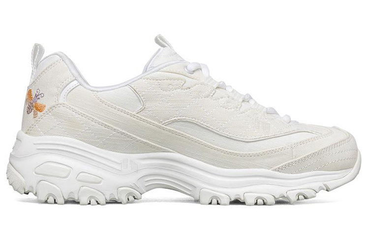 Женские кроссовки Skechers D'Lites 1.0 (белый) — фото 2