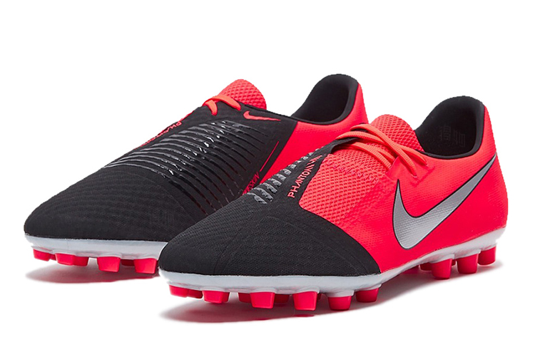 Бутсы Nike Phantom Venom Academy (черно-красные) — фото 2