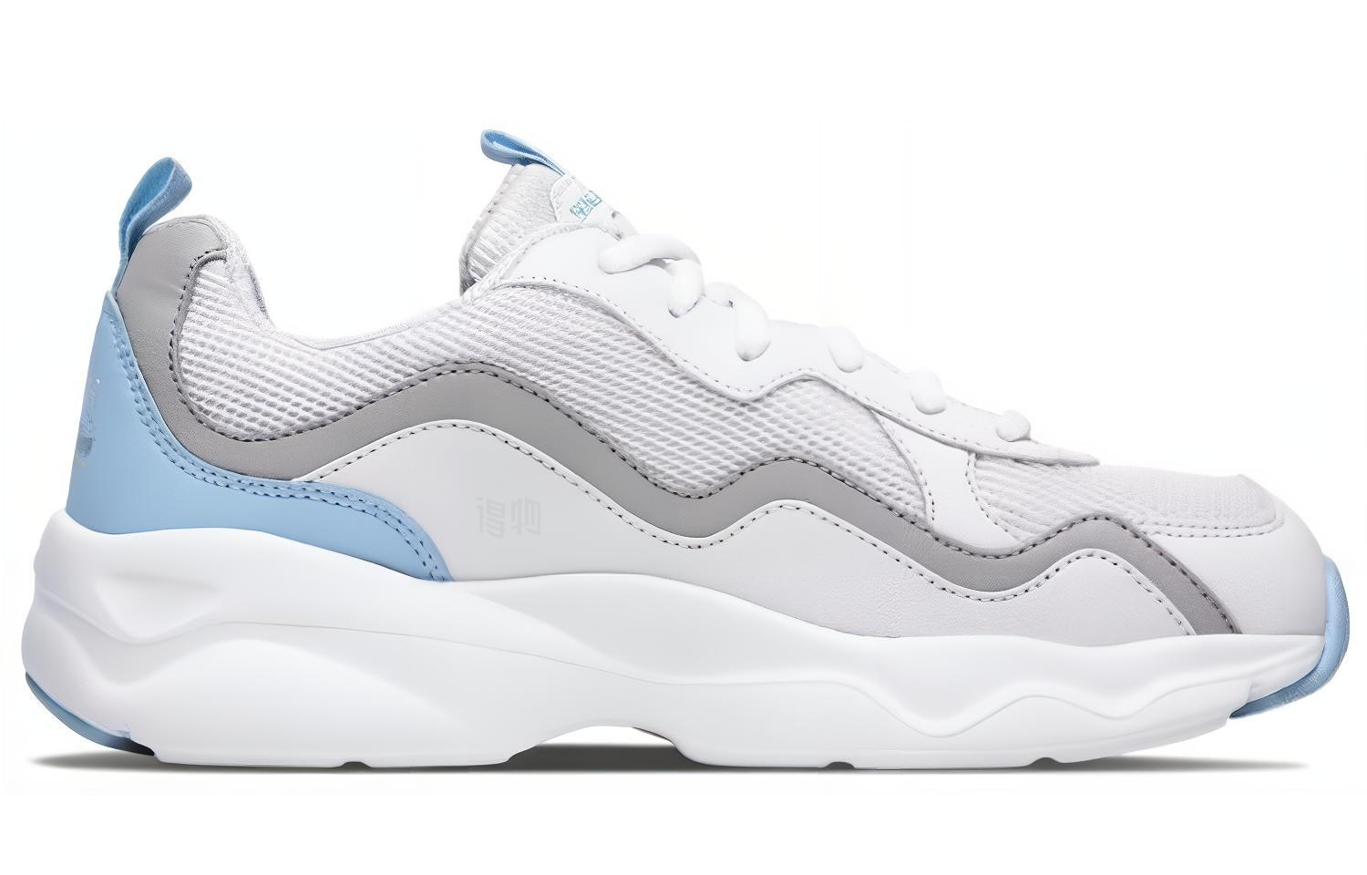 Женские кроссовки Skechers D'LITES AIRY (бело-синие) — Белый / синий — фото 2