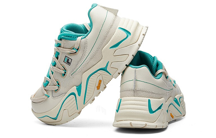 Женские кеды Fila FUSION (бело-зеленая) — фото 4
