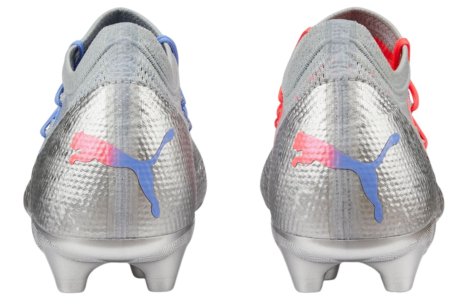 Мужские бутсы PUMA Future 1.4 Njr Rare (серебристо-синие) — Серебристый / синий / красный — фото 5