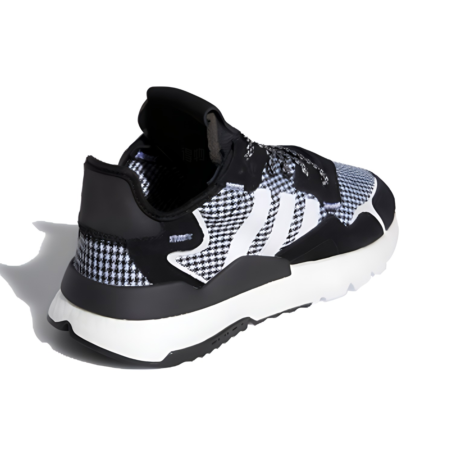 Кроссовки adidas originals Nite Jogger (черно-белые) — фото 3