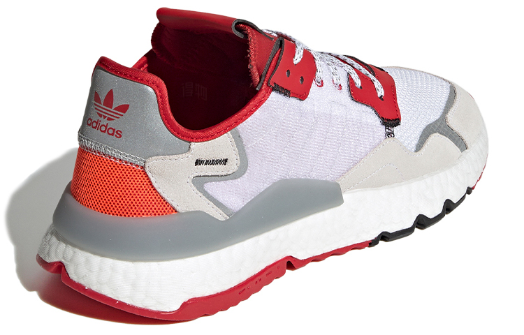 Кроссовки adidas originals Nite Jogger (красный / белый) — фото 4