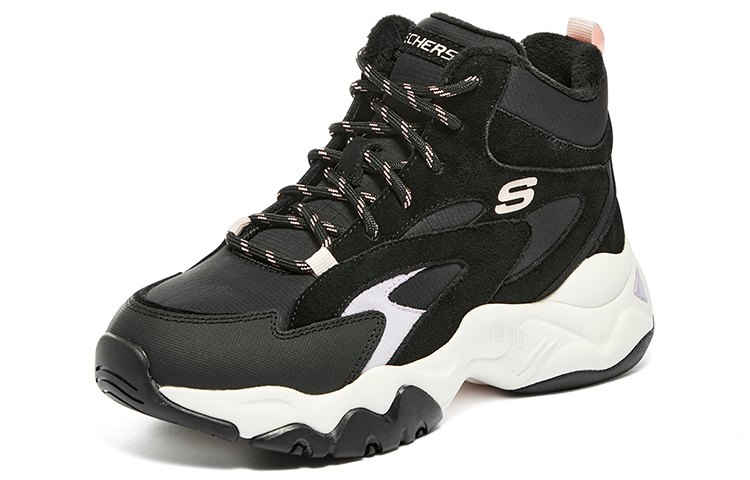 Женские кроссовки Skechers D'LITES (черные) — фото 3