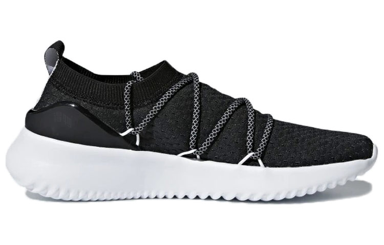Женские кроссовки adidas neo Ultimafusion (черно-белые) — Чёрныйбелый — фото 2