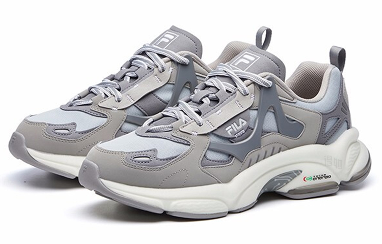 Мужские кроссовки Fila FUSION RJV (серые) — 日岩灰/鸽子灰 — фото 3
