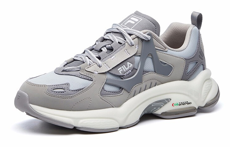 Мужские кроссовки Fila FUSION RJV (серые) — 日岩灰/鸽子灰 — фото 2