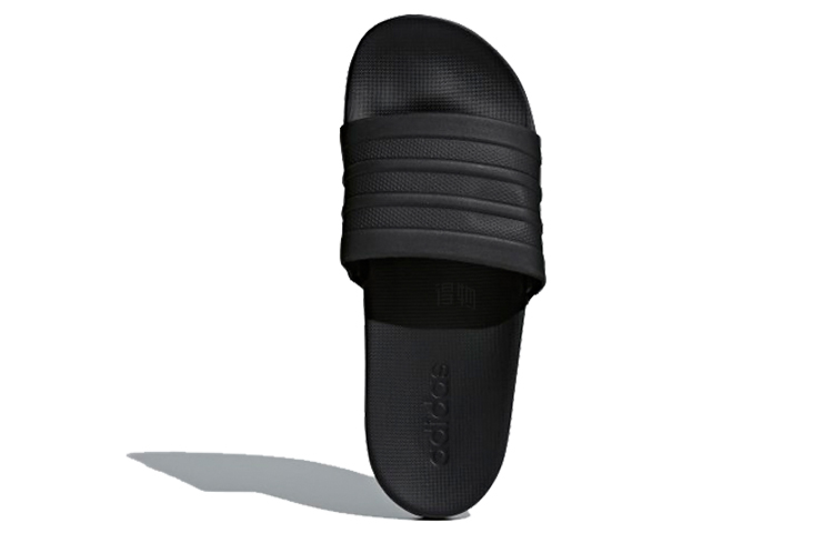 Женские шлепанцы adidas Adilette Comfort (черные) — Чёрный — фото 4