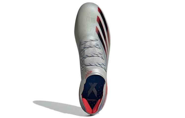 Мужские adidas X GHOSTED (серо-красные) — фото 5