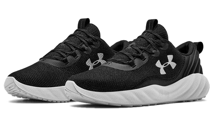 Женские кроссовки Under Armour Charged Will Nm (черно-белые) — фото 2