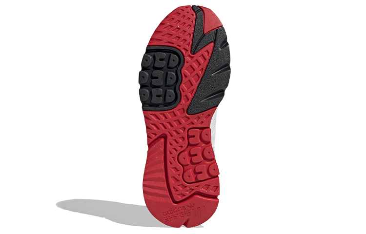 Кроссовки adidas originals Nite Jogger (красный / белый) — фото 6