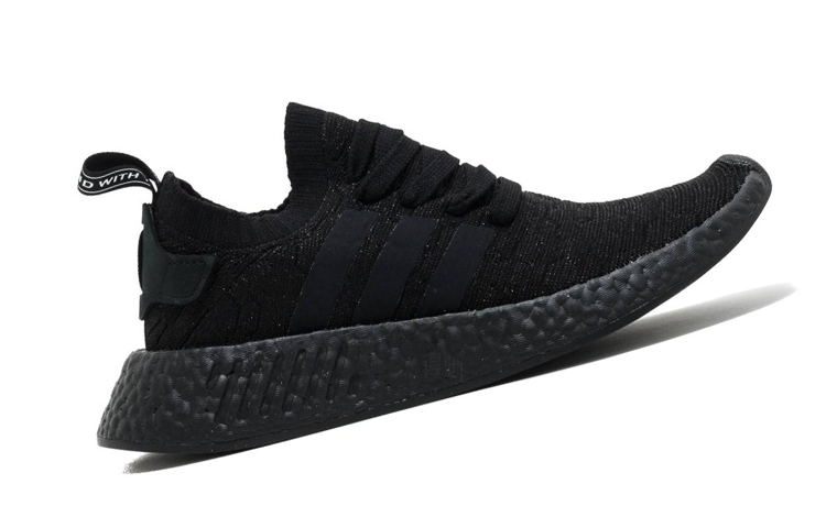 Унисекс кроссовки adidas NMD_R2 (черный) — Чёрный — фото 2