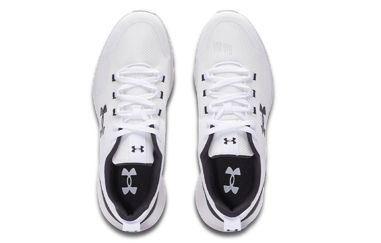 Мужские кроссовки Under Armour Essential- (бело-черные) — фото 4