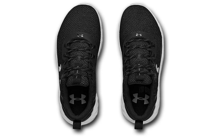 Женские кроссовки Under Armour Charged Will Nm (черно-белые) — фото 3