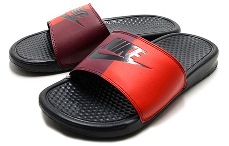 Мужские шлепанцы Nike Benassi JDI Slide (красный) — фото 3
