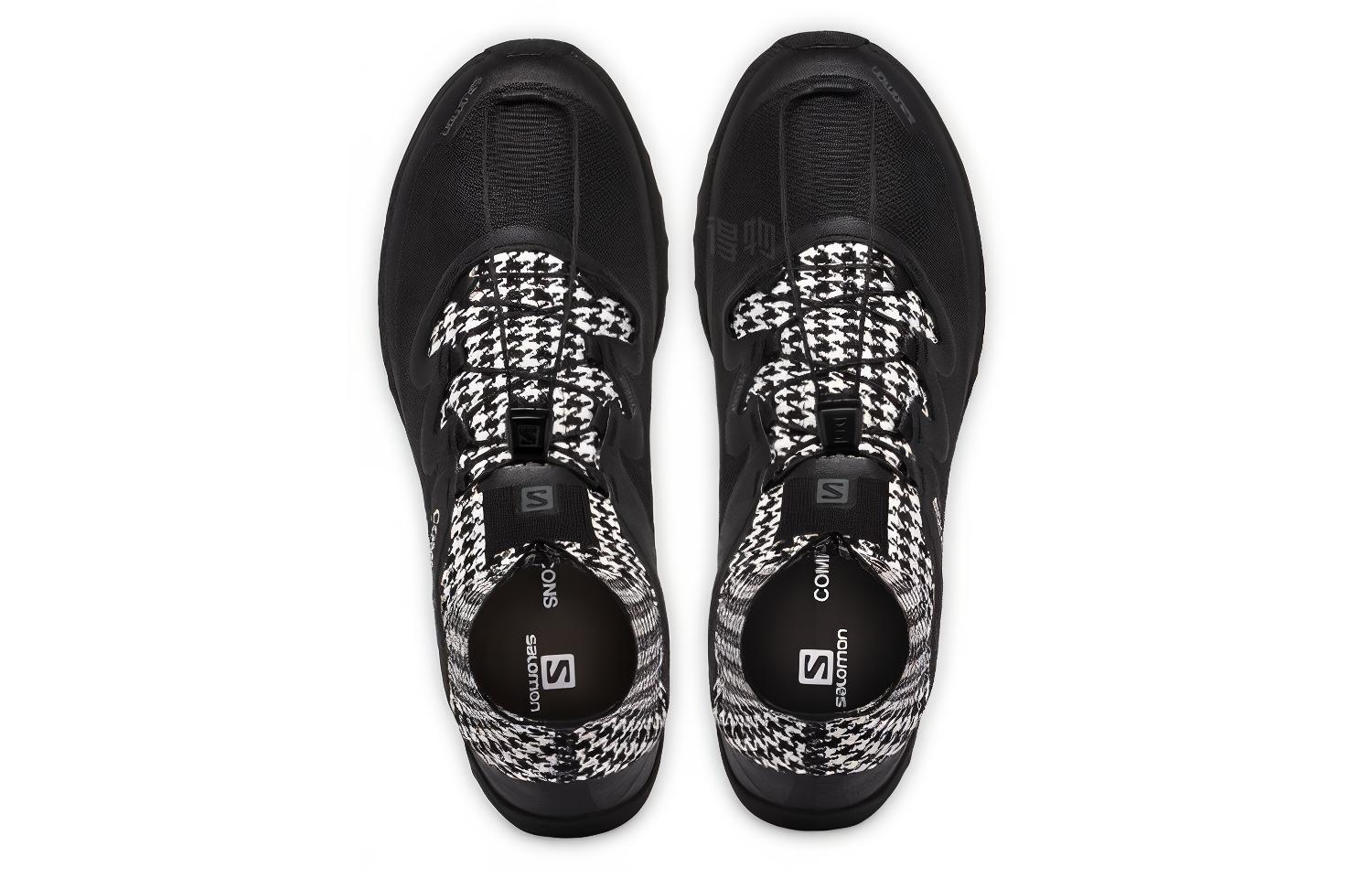 Кроссовки Comme des Garçons x SALOMON PU Cross (черно-белые) — фото 4