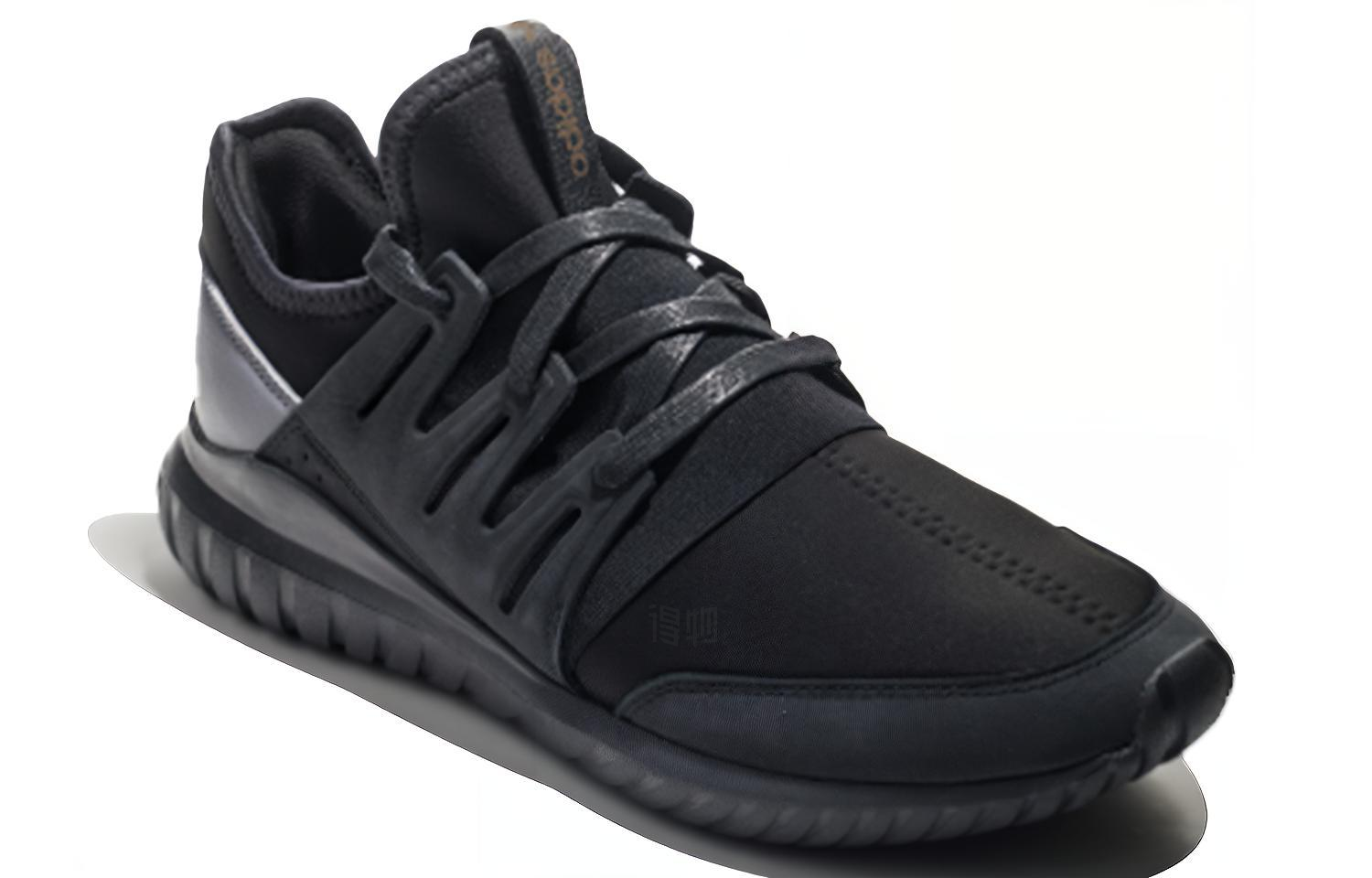 Мужские кроссовки adidas Tubular (черно-серые) — фото 3