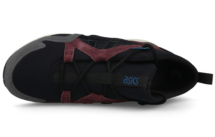Мужские кроссовки ASICS Gel-Lyte 5 V (черно-красно-серый) — Чёрный / красный / серый — фото 3