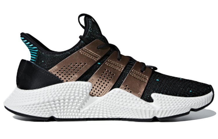 Женские кроссовки adidas originals PROPHERE (черно-золотые) — фото 2