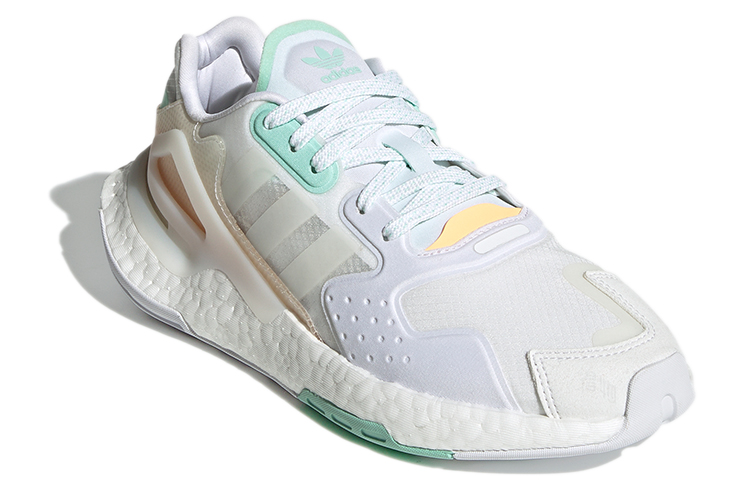 Женские кроссовки adidas originals Day Jogger TPU (бело-зелено-оранжевые) — Белый / зелёный / оранжевый — фото 3