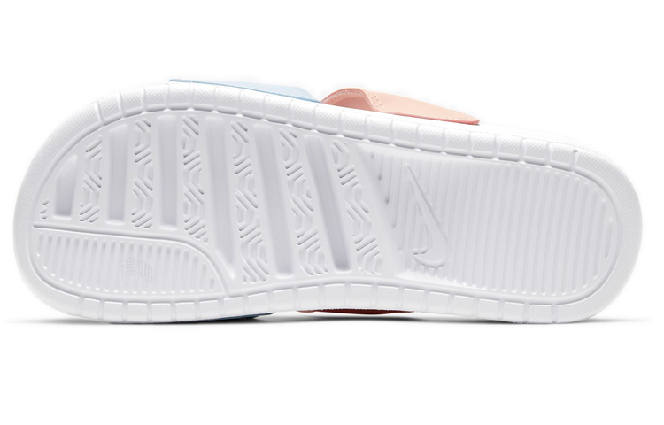 Женские шлепанцы Nike Benassi Duo Ultra Slide (сине-розовые) — фото 4