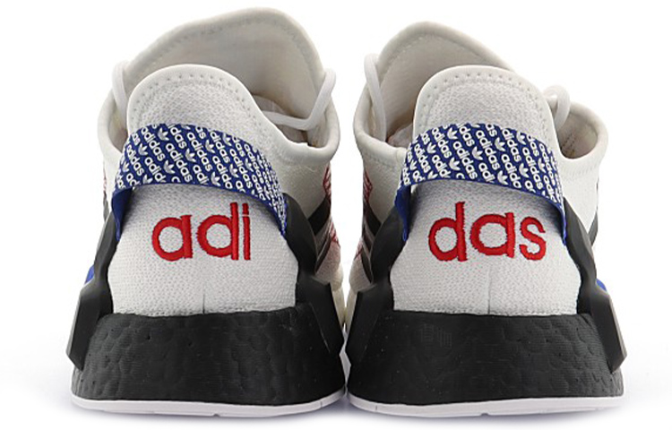 Кроссовки adidas originals NMD_R1 (белый / черный / крaсный) — Белый / чёрный / красный — фото 5