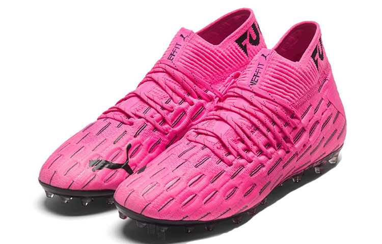 Мужские бутсы PUMA Future 6.1 Netfit MG (розовый) — фото 2